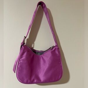 Cute purple satin handbag 💜